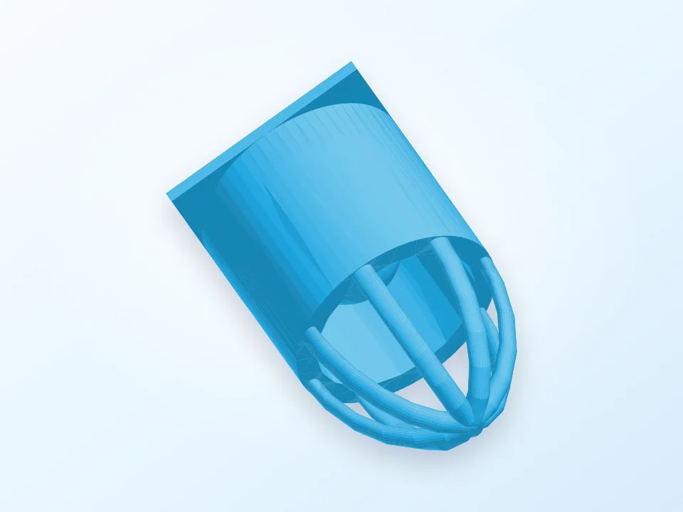 impossible ball in cage 3D model preview