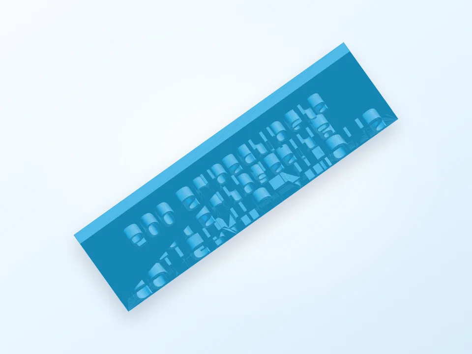Plaque congrats for surp 500 subs pour gtx 3D model preview