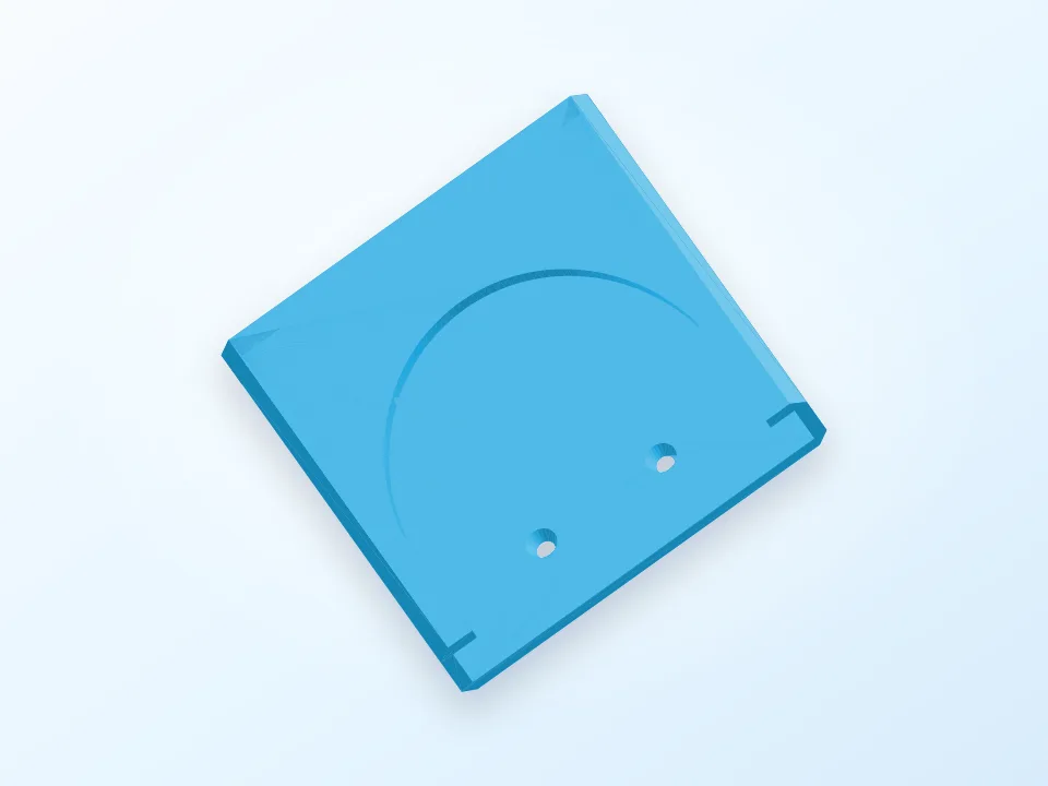 SD Wallet Wall Mount Holster 3D model preview