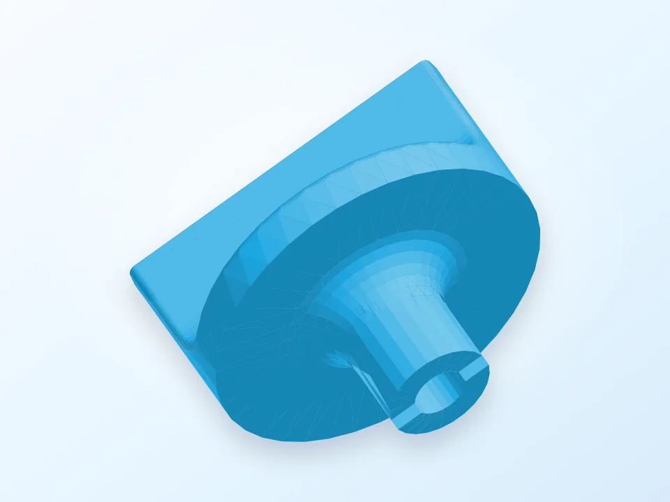 washing machine knob 3D model preview