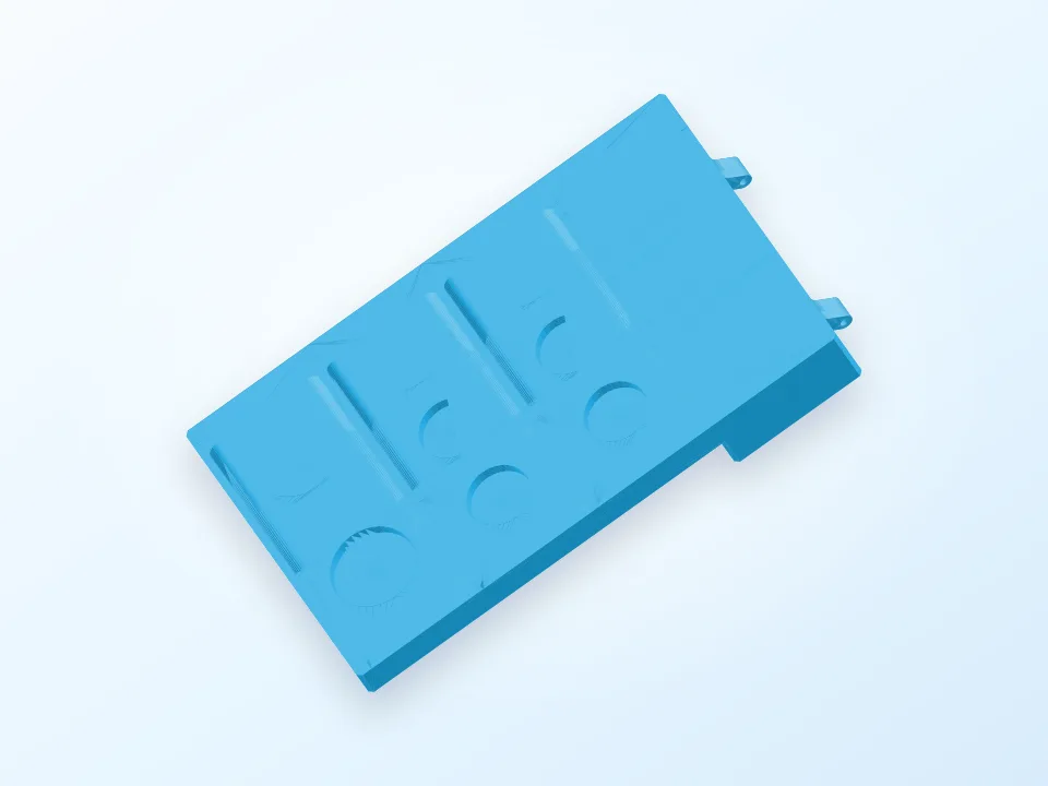Magnetic parts tray 3D model preview