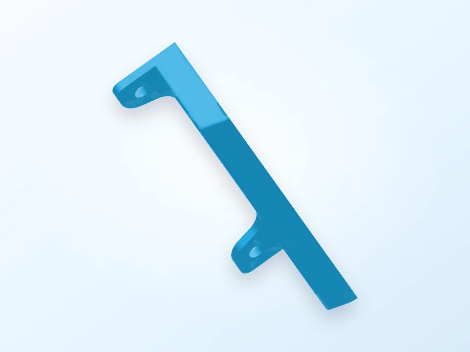 Wall Mount Brackets for Framemeister 3D model preview