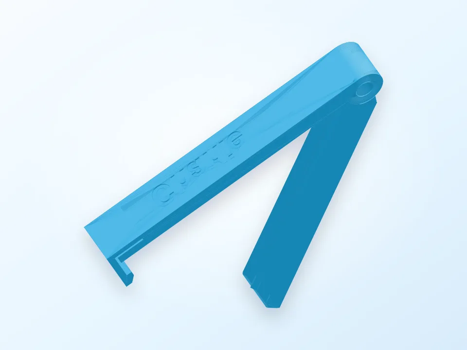 Personalize Your Bag Clips 3D model preview