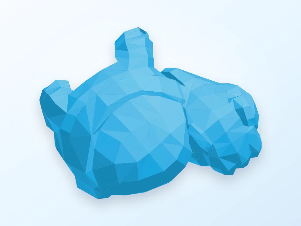 Asian Turtle 3D model preview