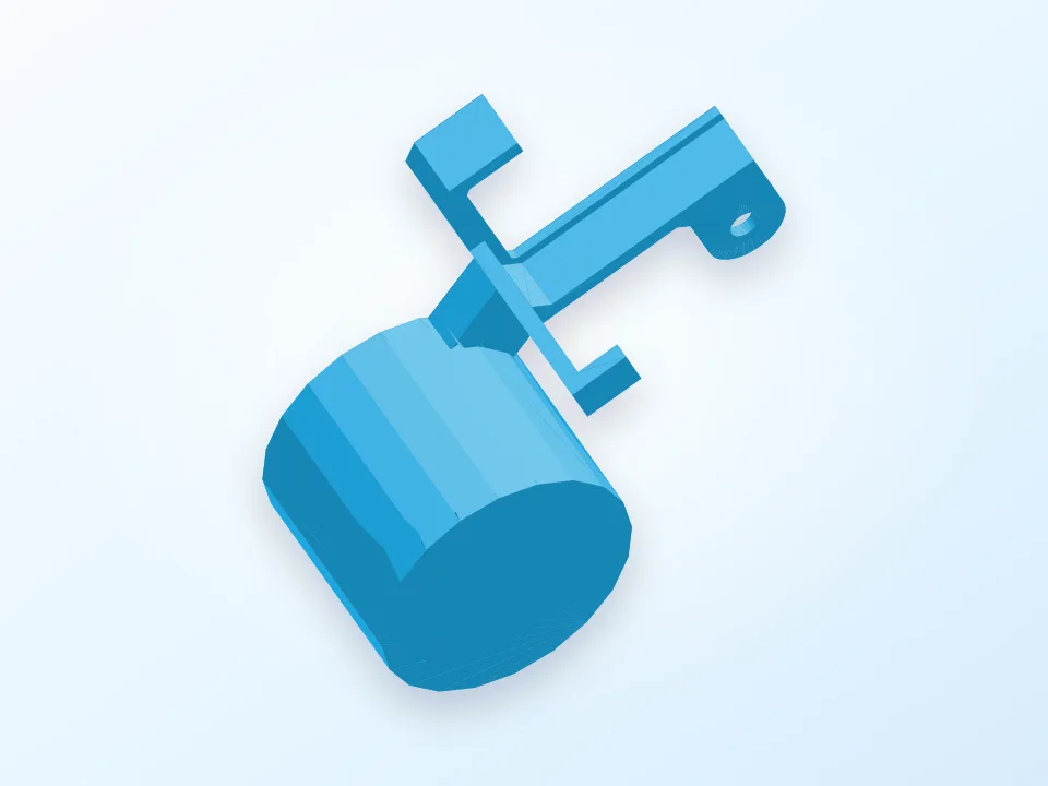 Mosaic Palette+ Wheel holder 3D model preview