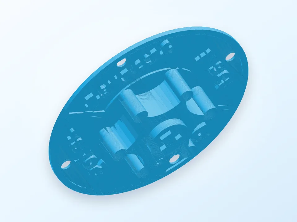 Porta pastillas  rotatiu diari 3D model preview