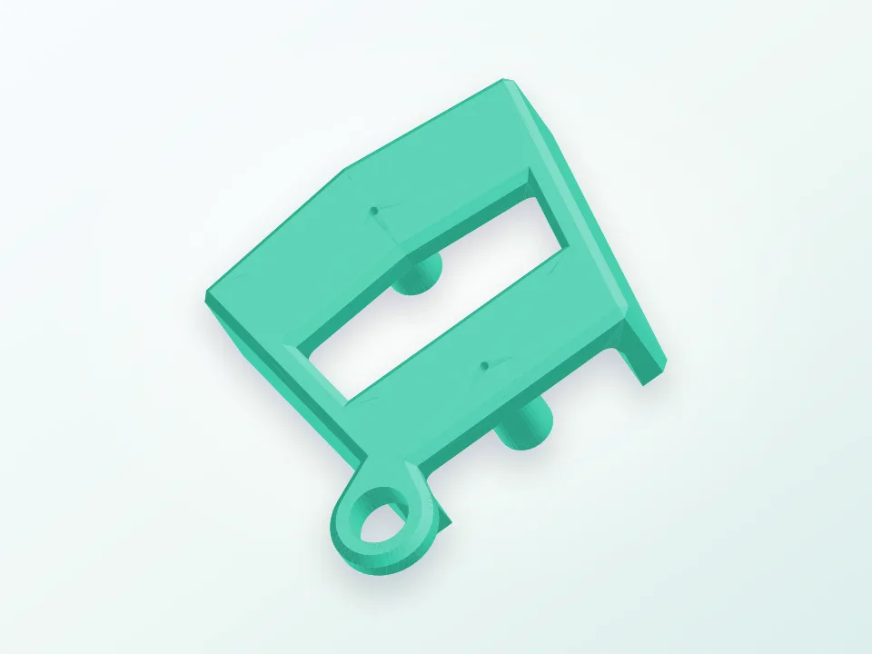 Gear Keychain 3D model preview