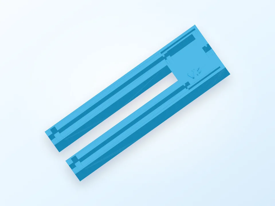 DIY Soil Moisture Sensor Case for 20mm nails 3D model preview