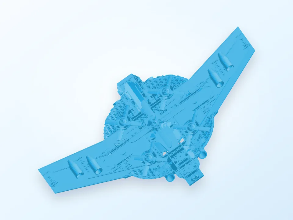 The Mechanical Eagle 05 Super Drone Concept Design 3D model preview