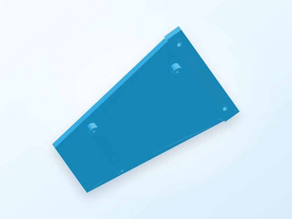 ODROID C2 Kodi Box w/OLED Display Mount 3D model preview
