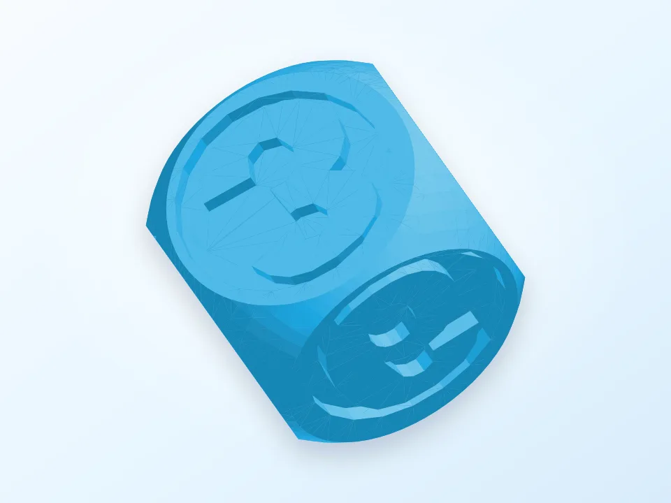 Turn tracker dice or just dice 3D model preview