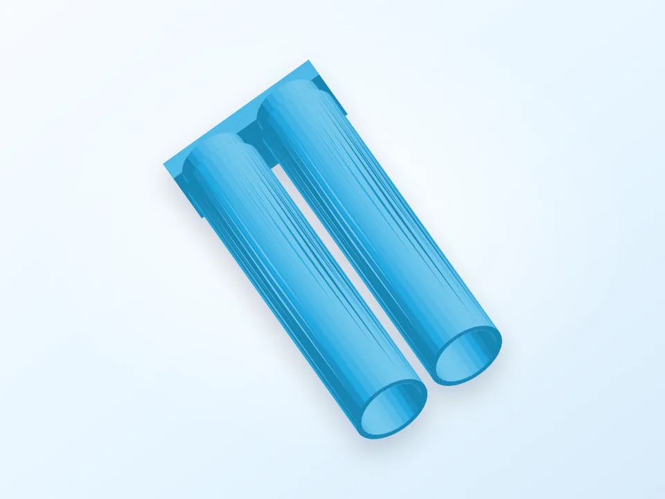 3M 1.69 oz epoxy plunger 3D model preview