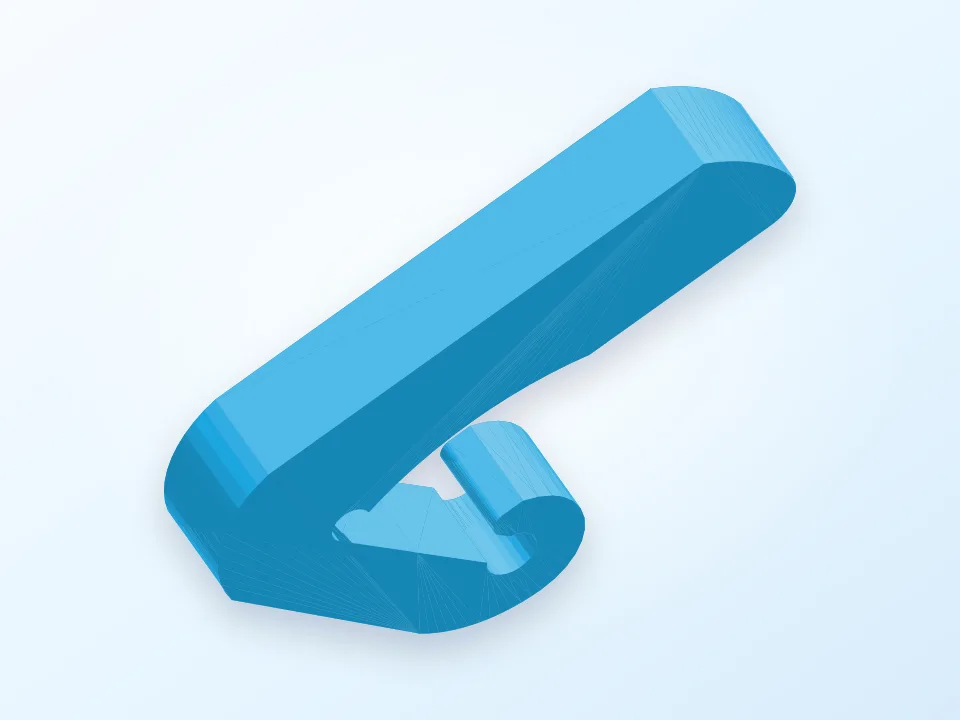 Attache cintre pantalon 3D model preview