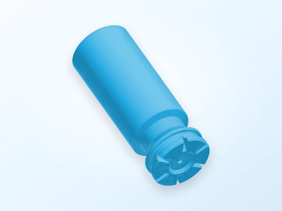 solid plunger for caliburn 3D model preview