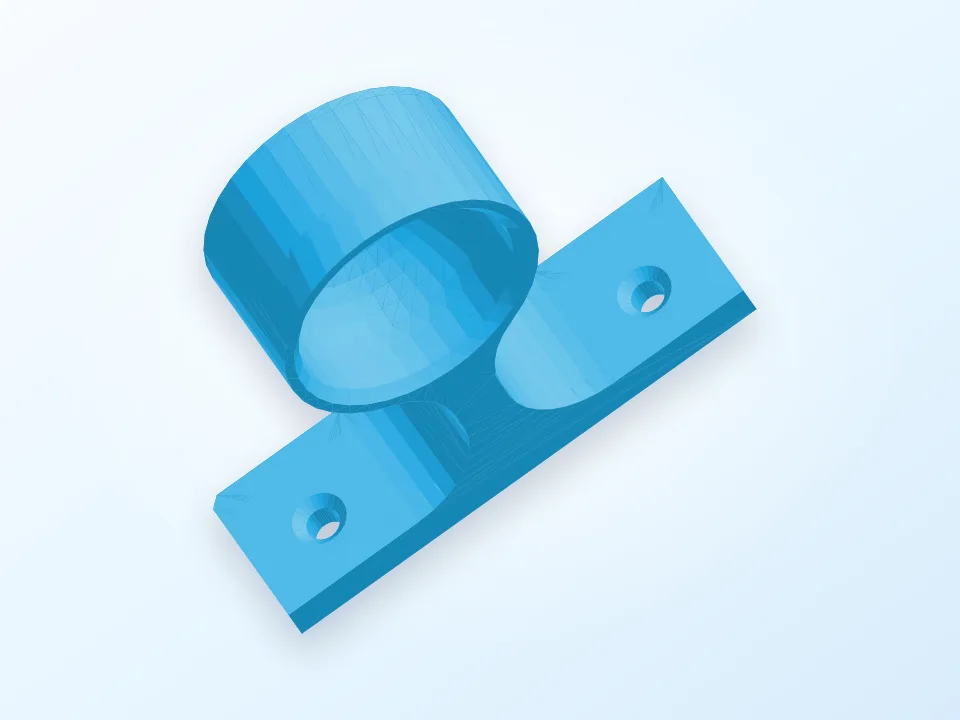Rennsteig centre punch compatible wall mount 3D model preview