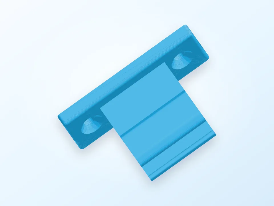 Handle Clip for Roller Shutter 3D model preview