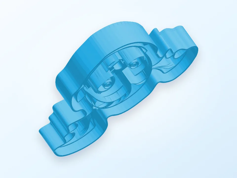 Vampirina cookiecutter 3D model preview
