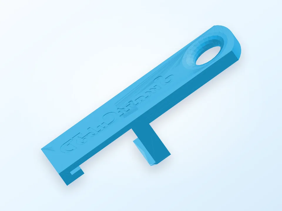 Clip guide filament pour SmartCub3D 3D model preview