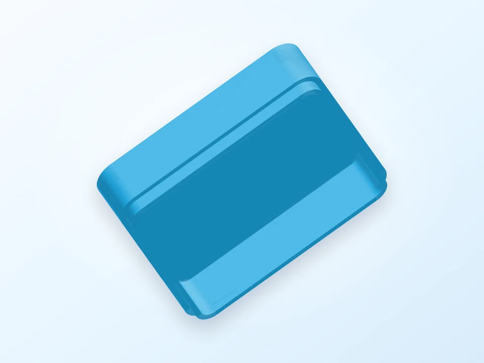 Silica Gel Box with Lid 3D model preview