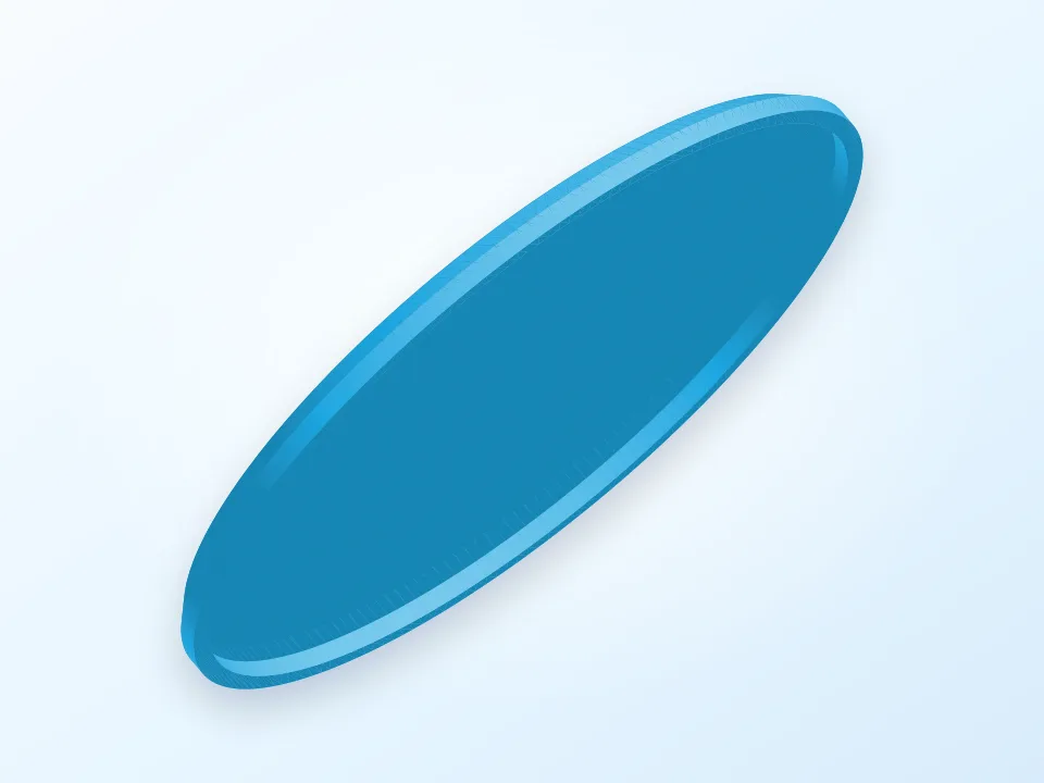 Coaster Blank 3D model preview