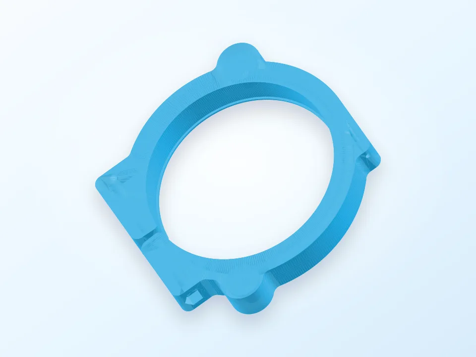 Shizuoka AN-S Mill Quill Mount Coolant Manifold for Lockline 3D model preview