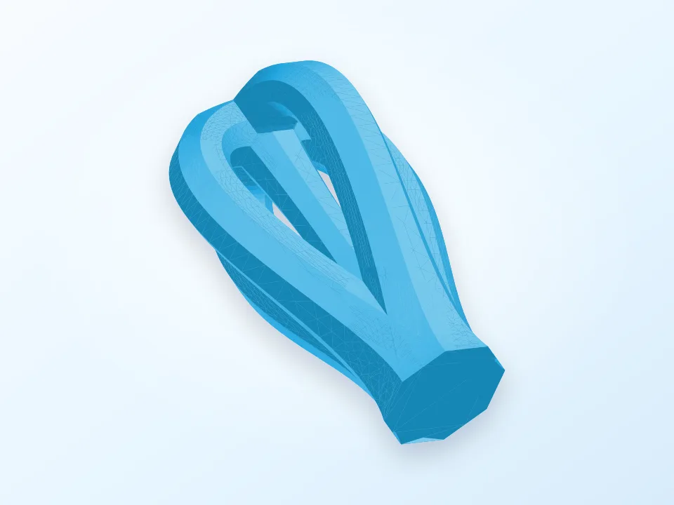 Vase Laurence 3D model preview