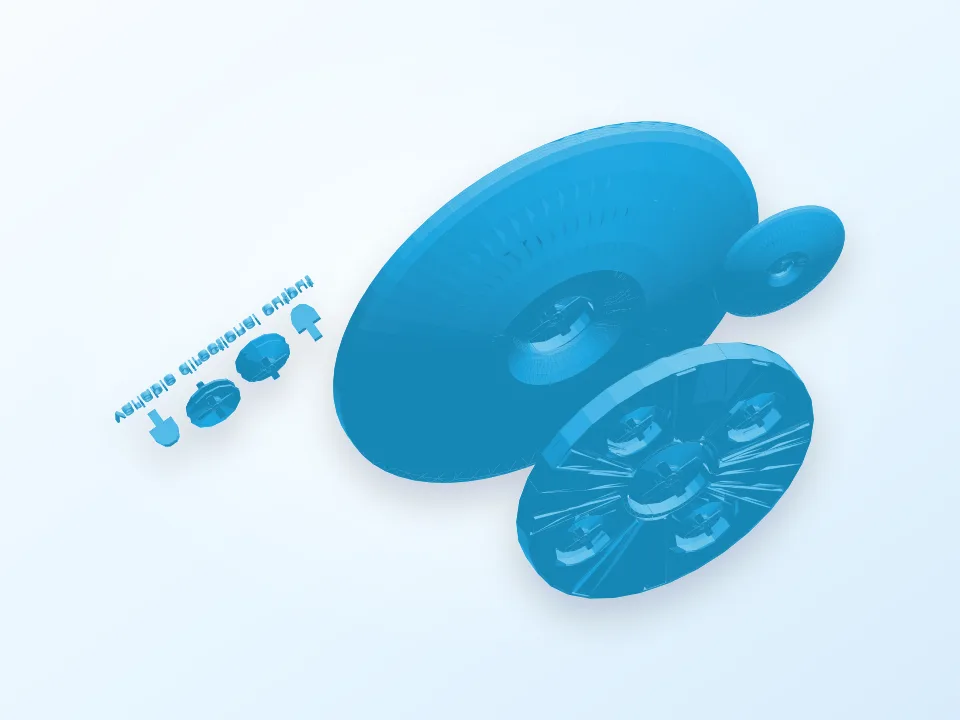 Variable directional output 3D model preview