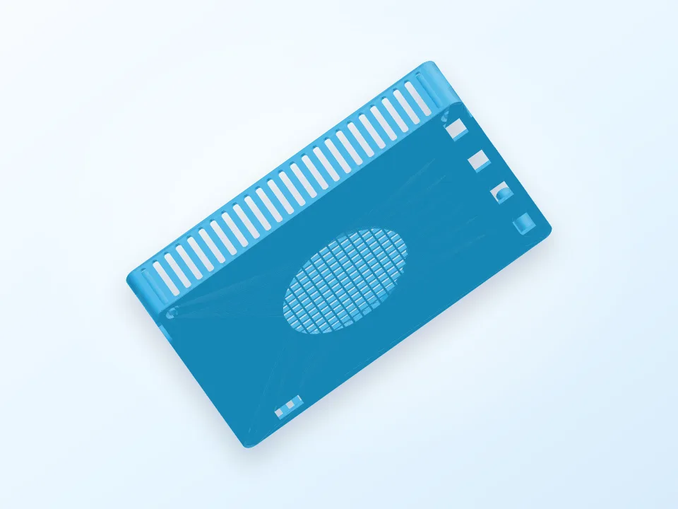 TSA8498 Amplifier Case 3D model preview