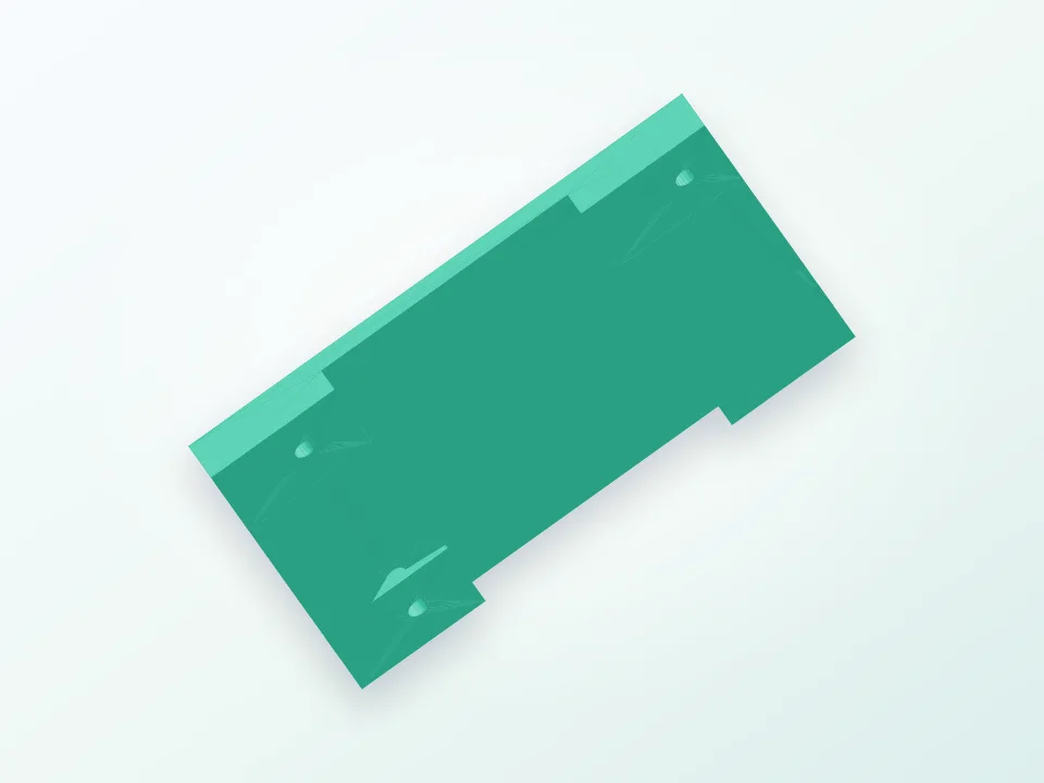 Plastic Base for programmable music box 3D model preview