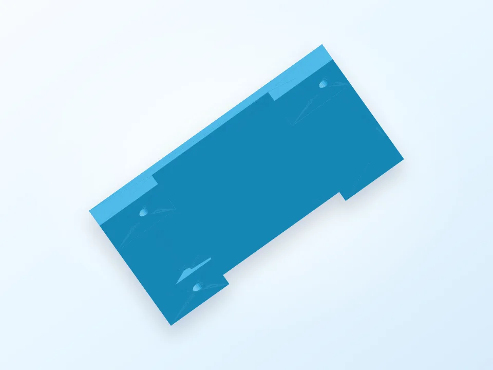 Plastic Base for programmable music box 3D model preview
