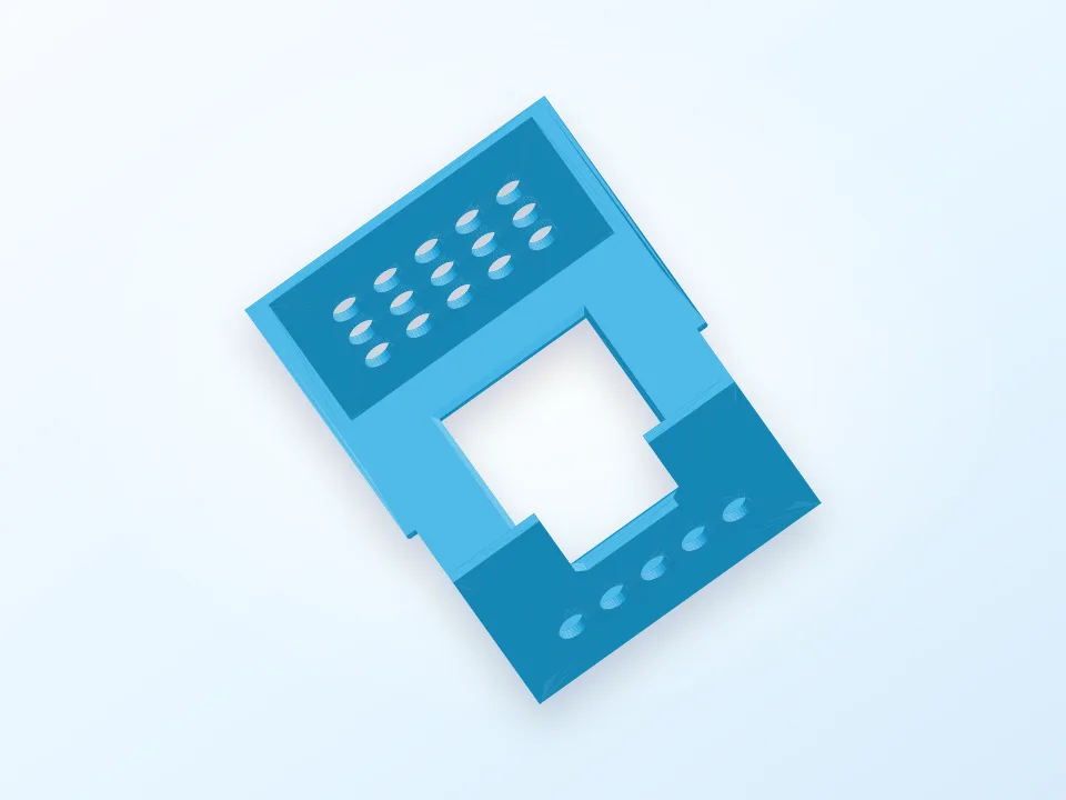 Wemos D1 with DHT Temperature Humidity sensor for Domoticz 3D model preview