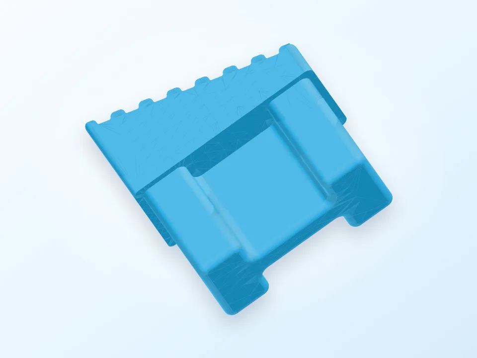 Alluminium Ladder Foot 3D model preview