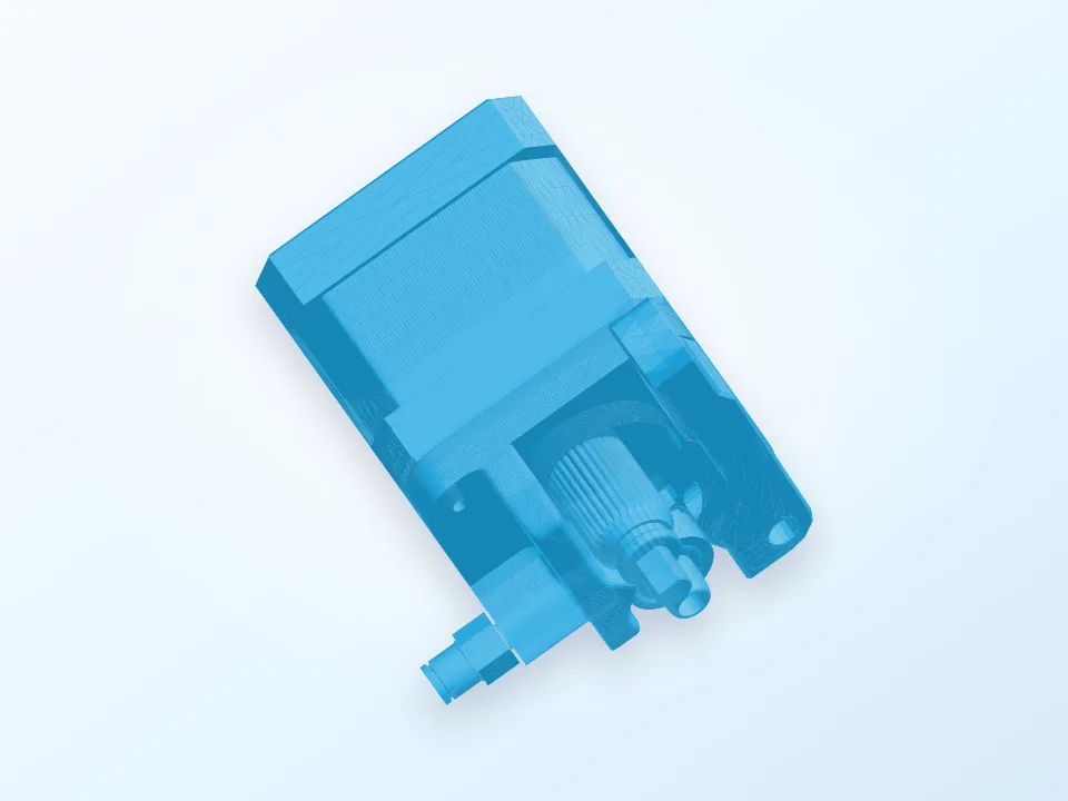 Model of extruder (that comes with CR-10) 3D model preview