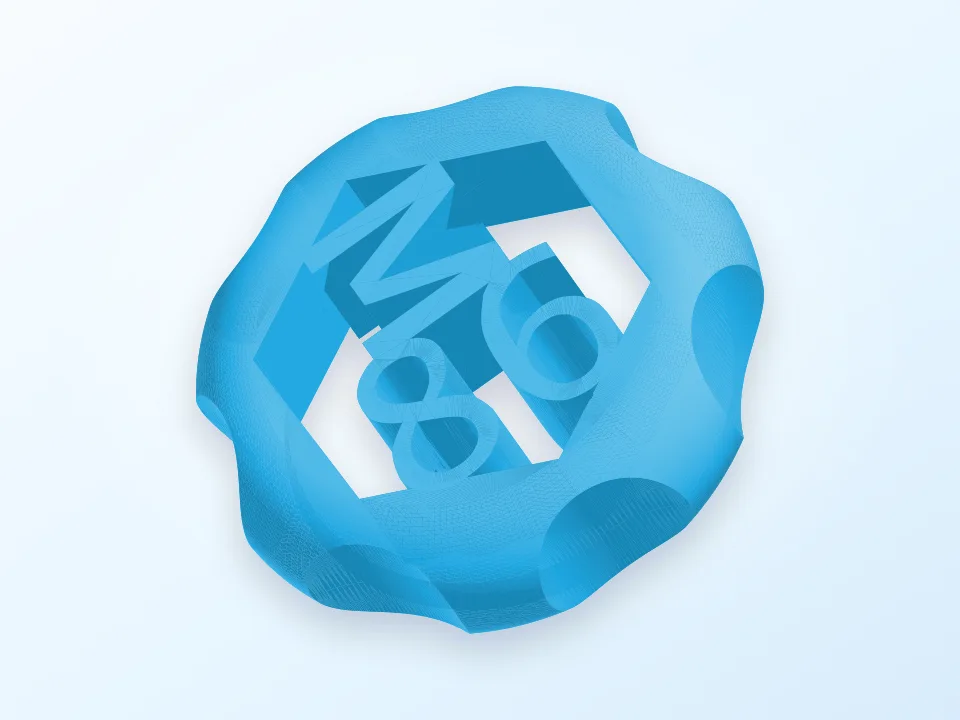 Maker coin 3D model preview