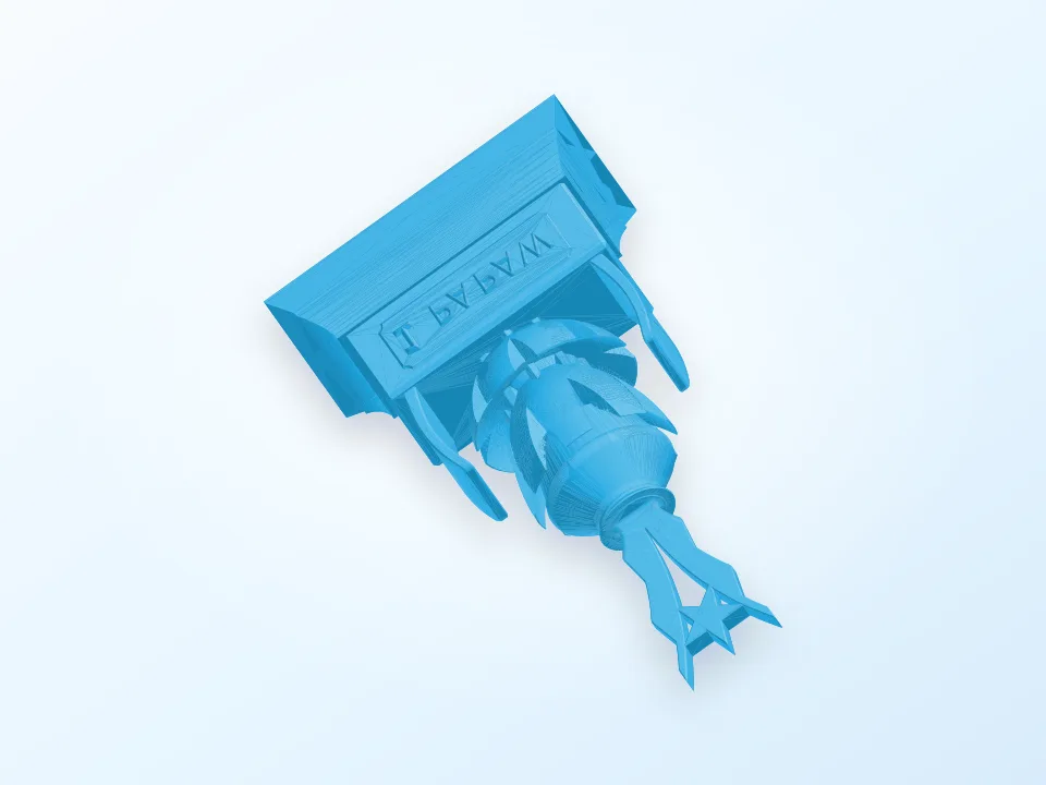 Grandpa's award 3D model preview