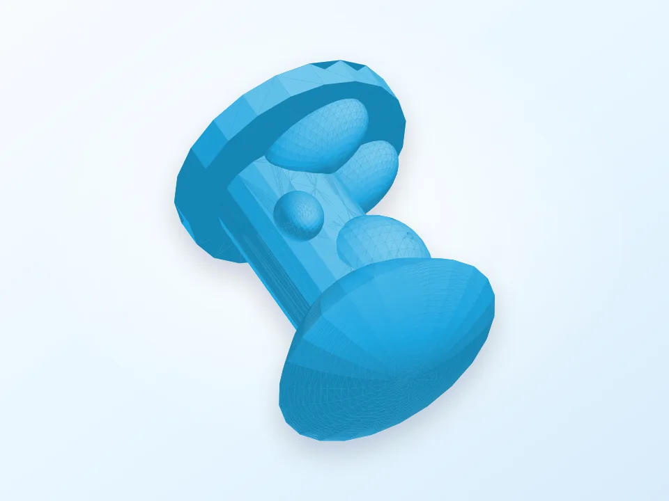 Simple Myconid / Toadstool 3D model preview