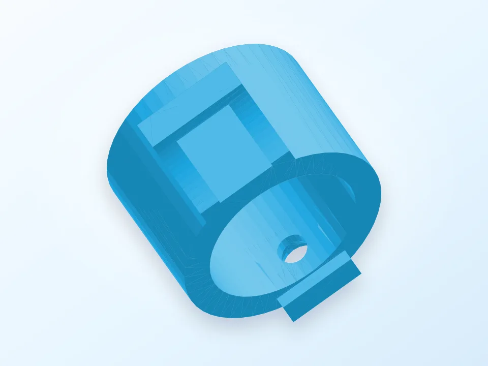 Support de poignées de trottinette 3D model preview