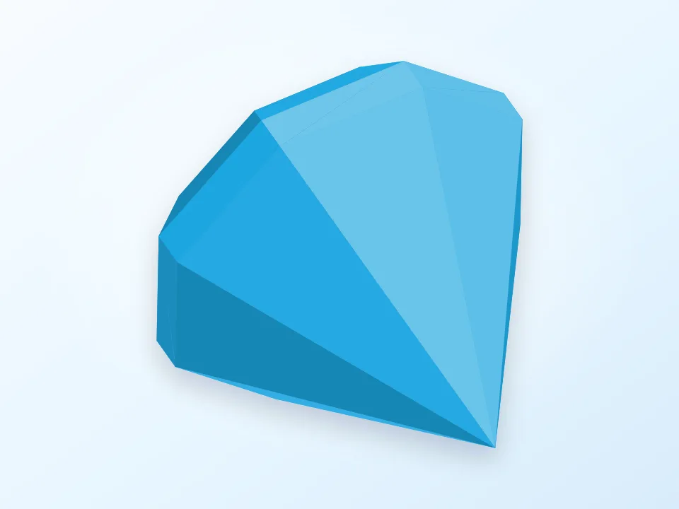 Diamond Model 3D model preview