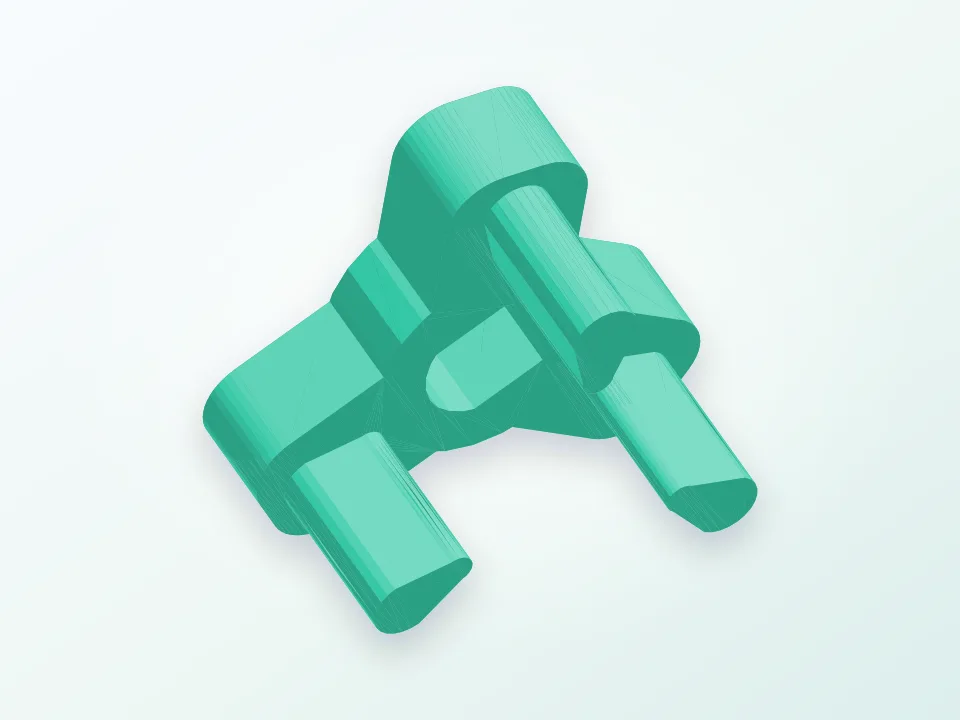 Kenmore Washing Motor Coupler (part # 285753A) 3D model preview
