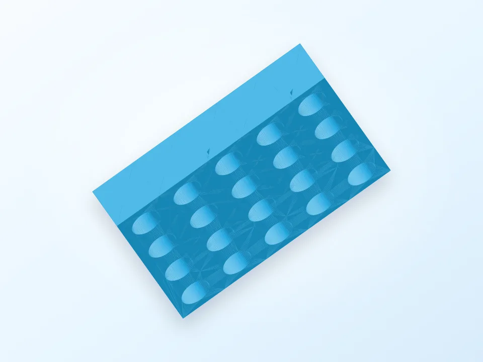 6mm BR Bench rest shooting tray 5x4 3D model preview