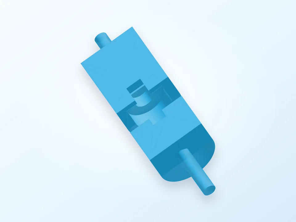 Fender Rhodes Pickup Winding Holder 3D model preview