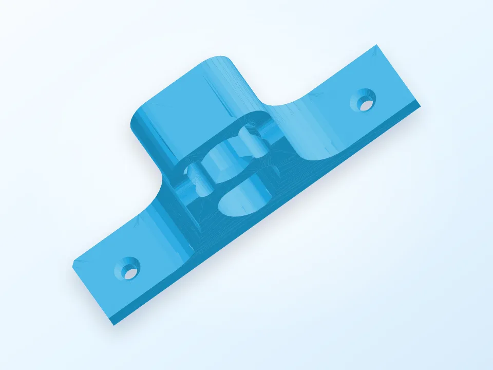 dressing scissors wall mount 3D model preview