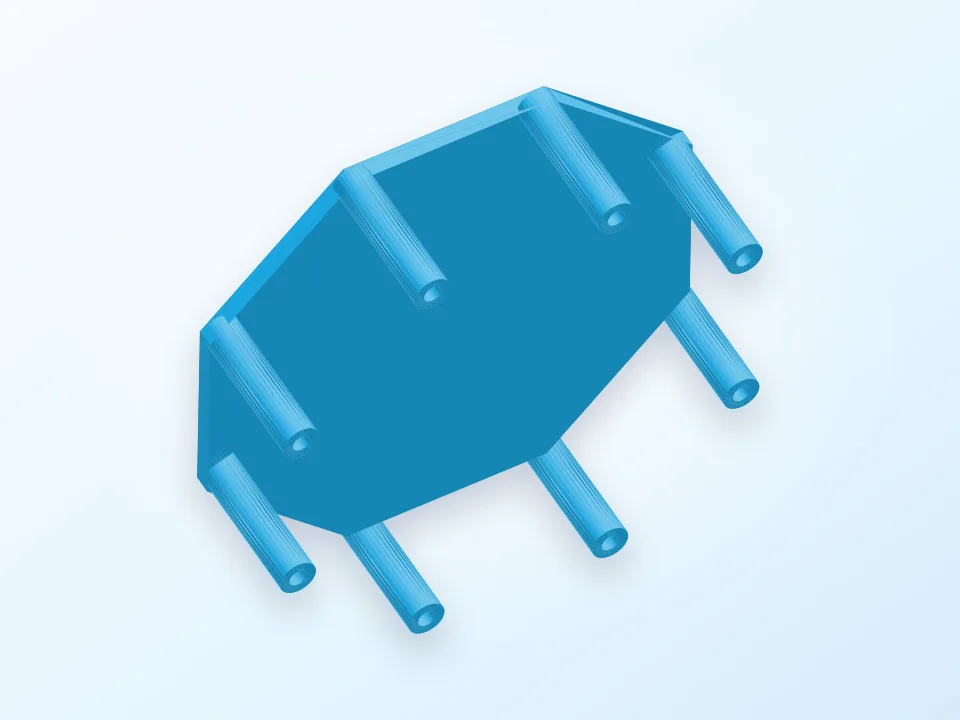 Crickit standoff platform 3D model preview