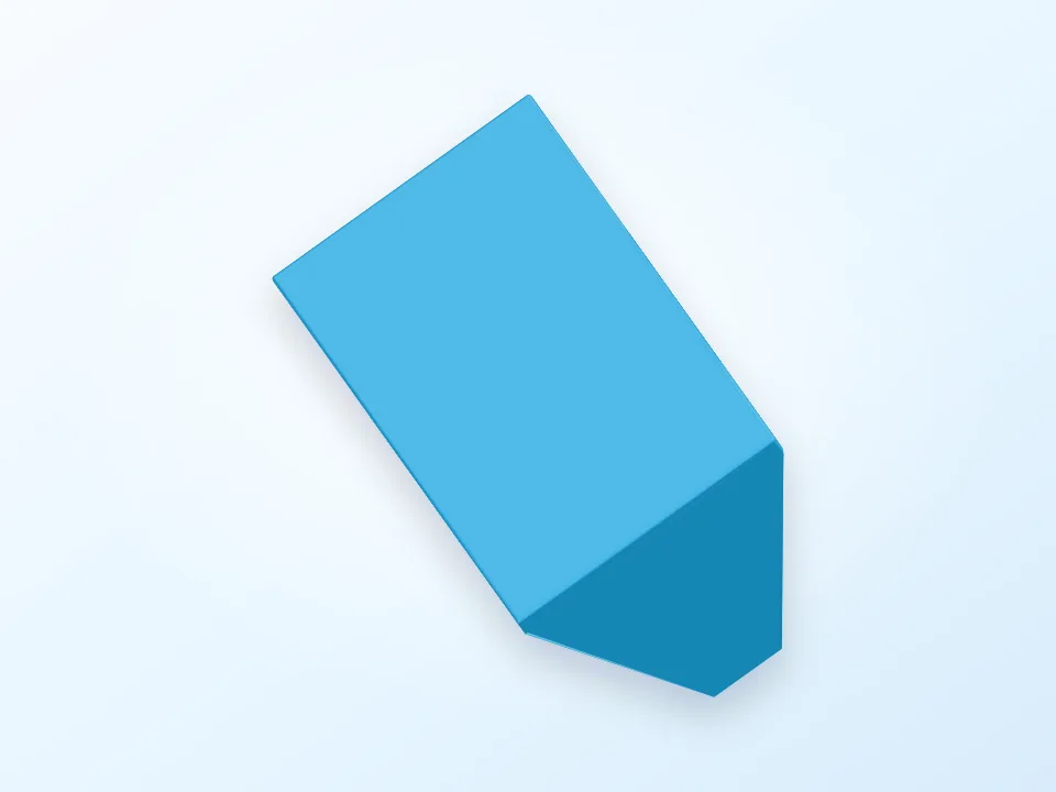 Golden Ratio Pencil Holder 3D model preview
