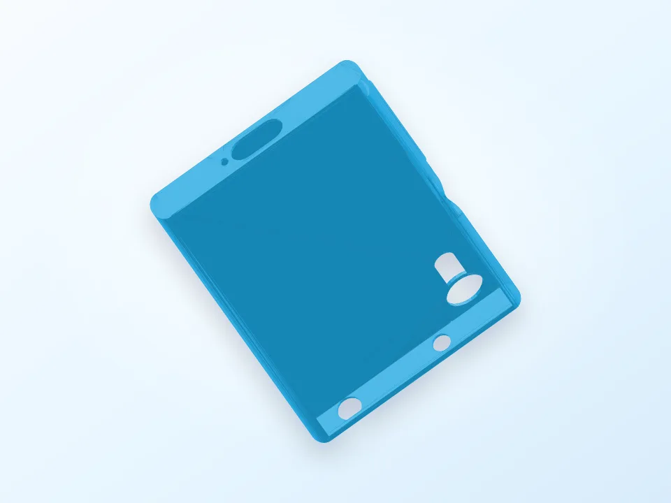 Sony xperia XZ s cover elefant and simple . rev 6 . flexible 3D model preview