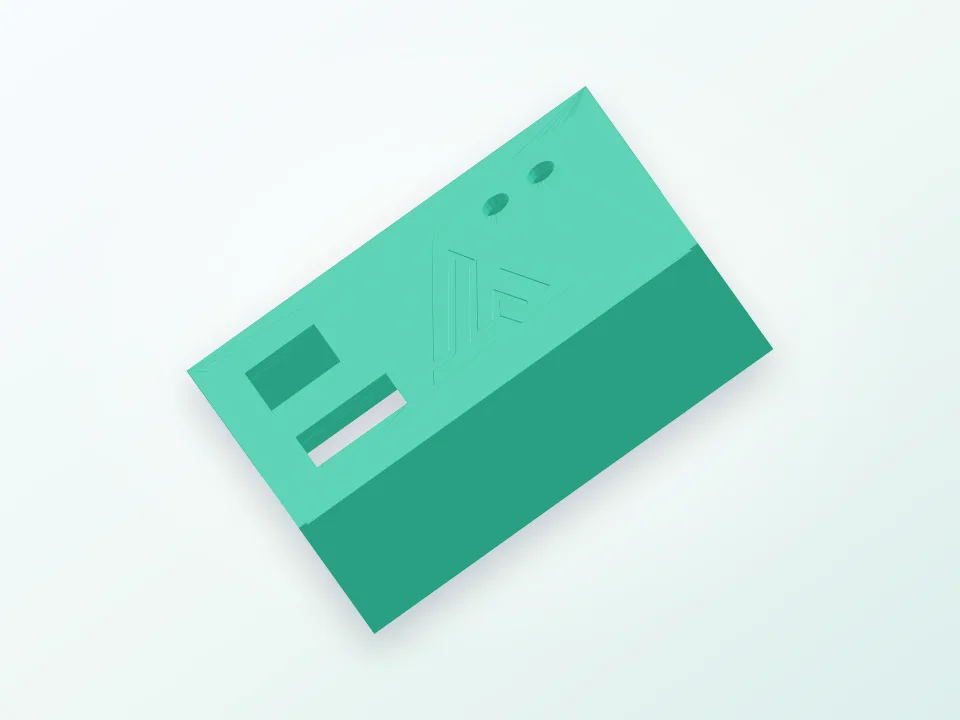 Power Suply cover 3D model preview