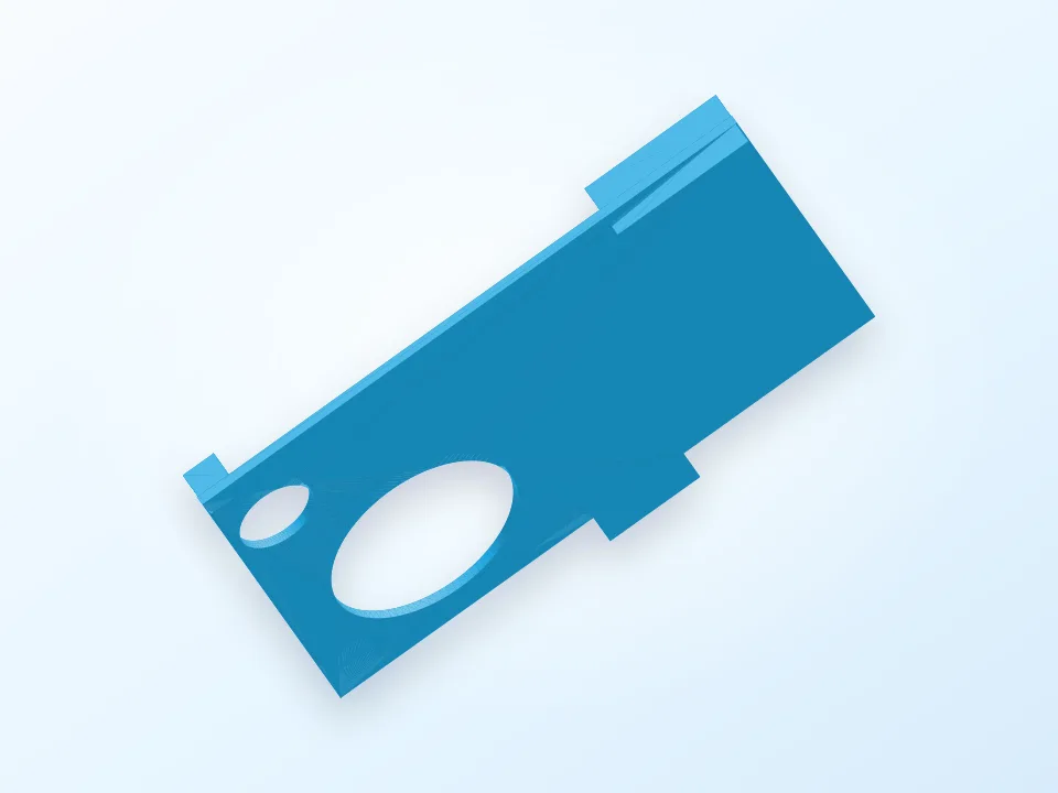Boitier pour écran tactile 5 pouces pour Raspberry Pi 3 HcMkaker7 3D model preview