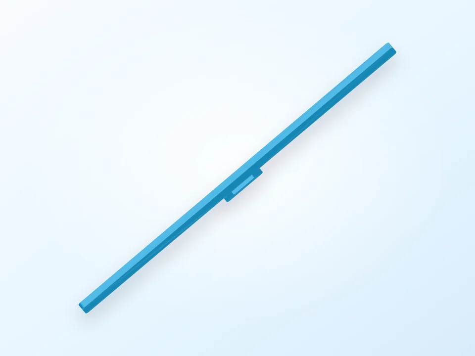 Vertical Blinds holder thingy 3D model preview