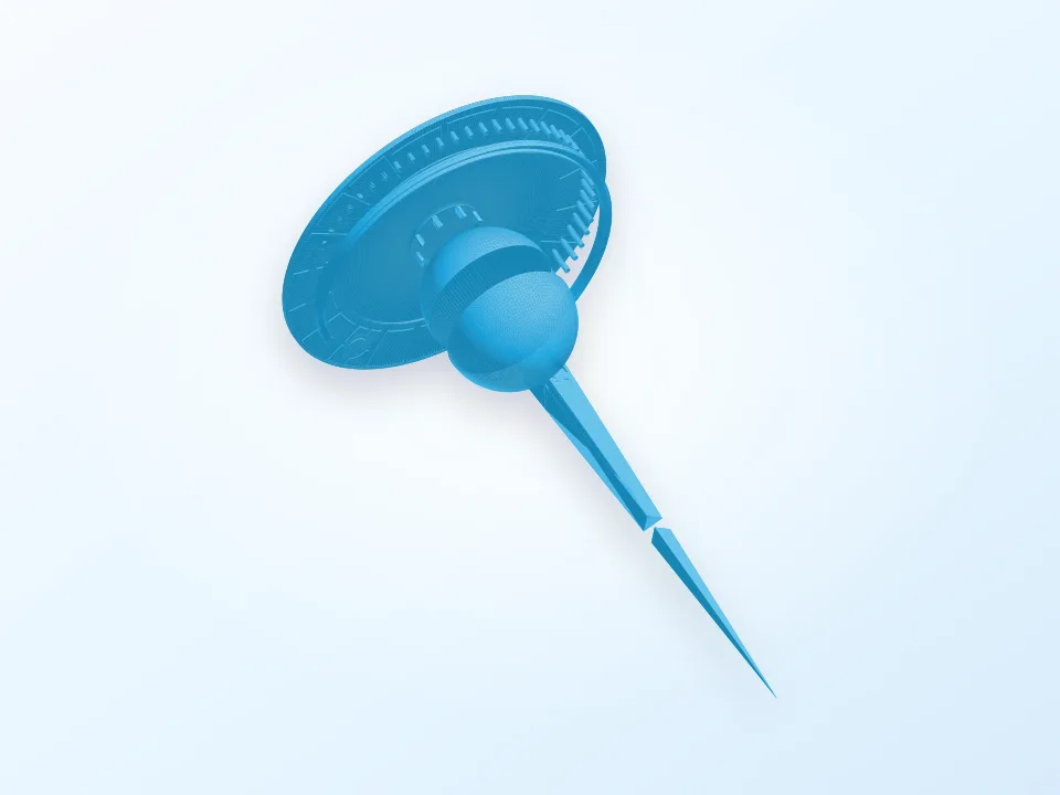 Trylon & Perisphere 3D model preview