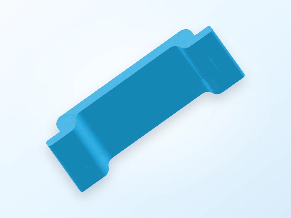 Backplate for coin holder 3D model preview